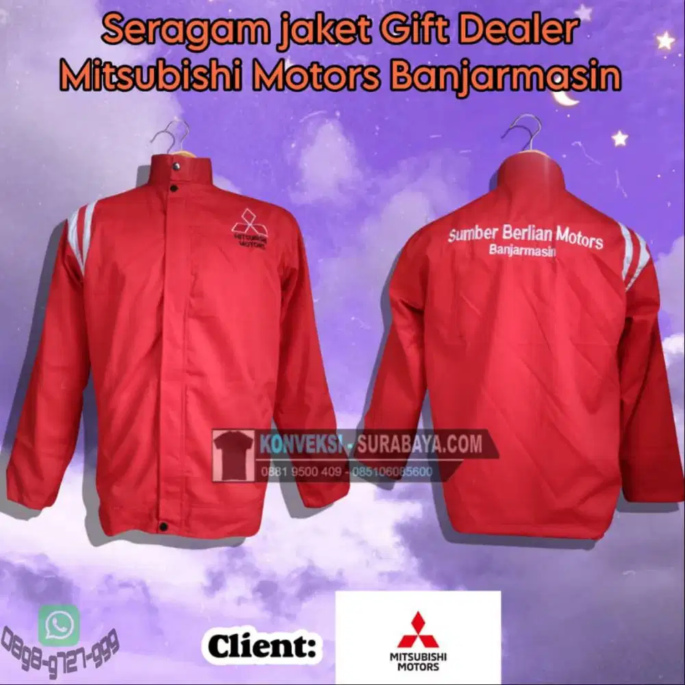 JASA PEMBUATAN JAKET GIFT CUSTOM DI SURABAYA