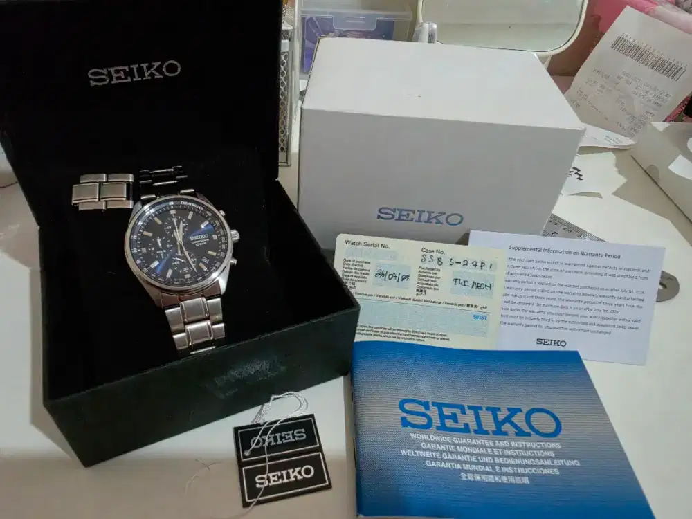 Dijual jam tangan pria merk SEIKO (second)