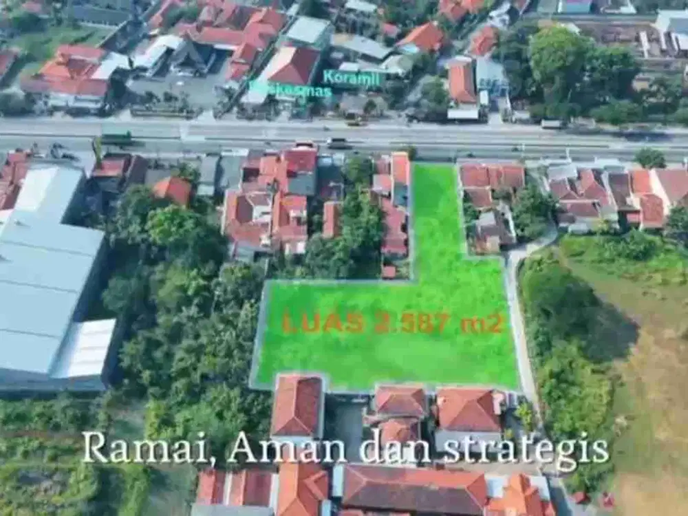 Dijual Tanah Siap Bangun Jl.Raya Petarukan Pemalang Pantura Jateng