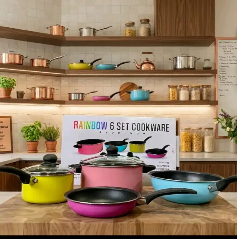 Rainbow set cookware 1 set