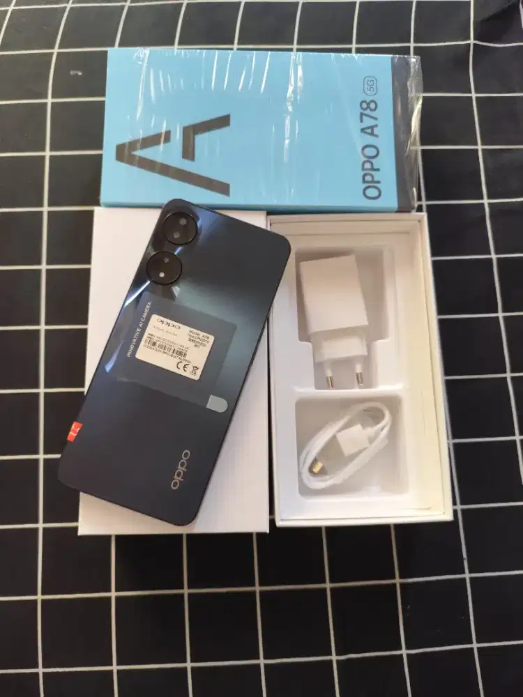 Oppo a78 5g 8/256 fullset baru
