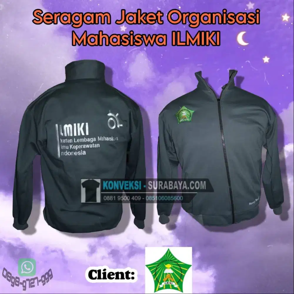 SPESIALIS KONVEKSI JAKET ORGANISASI SURABAYA