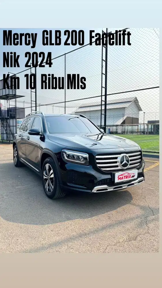 Mercy Glb200 Facelift Nik 2024 Black on black Siap pakai