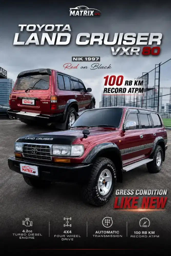 Toyota Land Cruiser VXR 80 AT Matic 1997