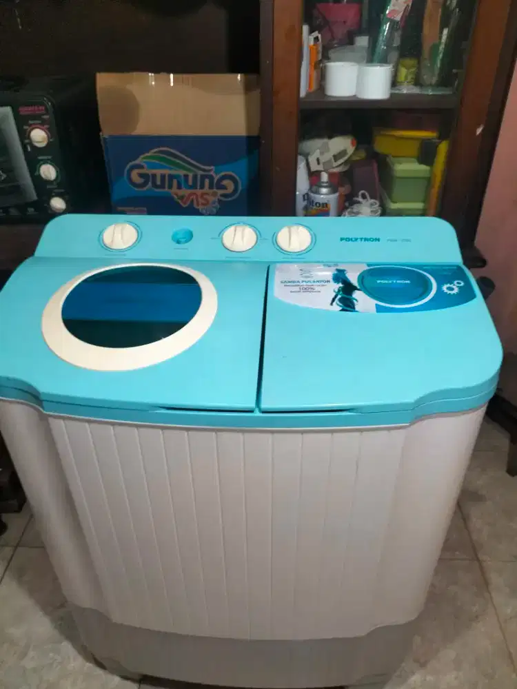 Mesin cuci 2tabung Polytron type PWM-7556, normal Bekasi Utara Rp.500.