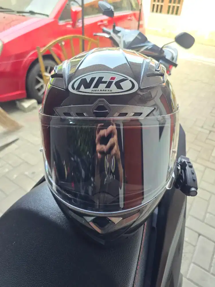Helm Full Face NHK RX9 dan Intercom Blaise S1 Pro