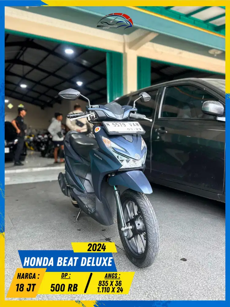 HONDA BEAT DELUXE KEYLESS 2024 MURAH LURR HIKMAH MOTOR KEPUH MALANG