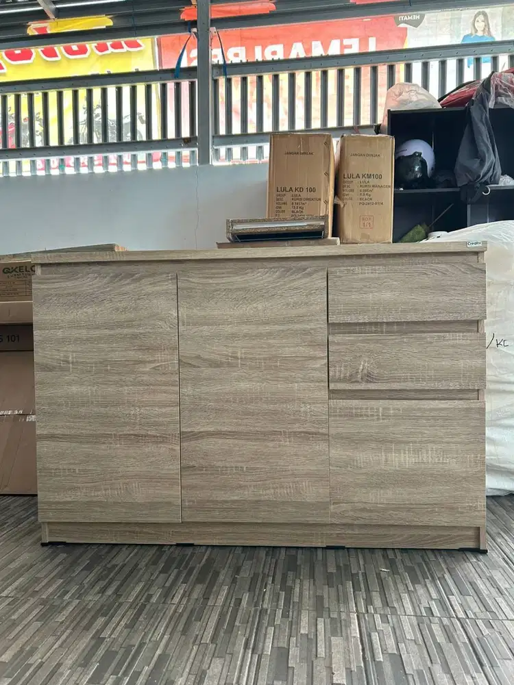 READY BUFFET RUANGAN UK 120 TERLARIS SALE