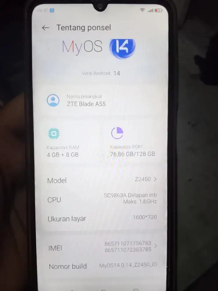 ZTE Blade 55 (batangan/hp aja)