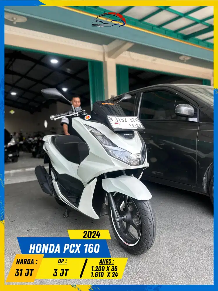 HONDA PCX 160 2024 BEKAS RASA BARU BOSSKU HIKMAH MOTOR KEPUH MALANG
