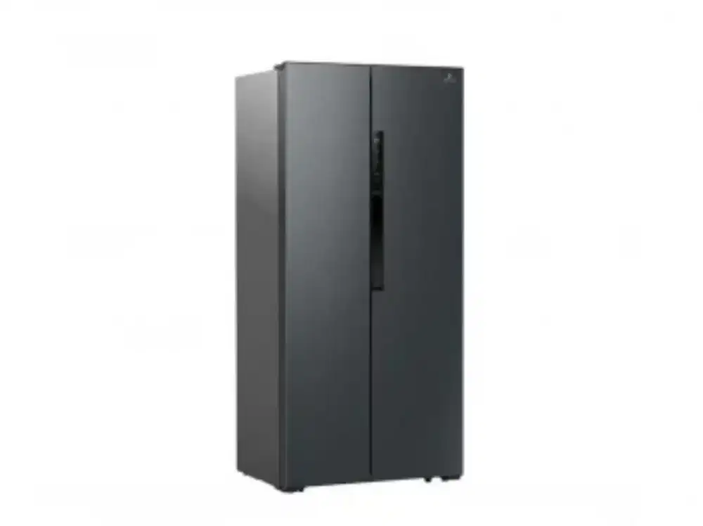 POLYTRON REFRIGERATOR SIDE BY SIDE 450L SILVER BLUE