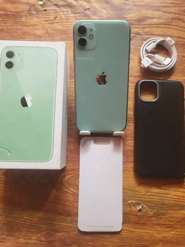 Iphone 11 128gb green inter all operator fulset mulus normal semua