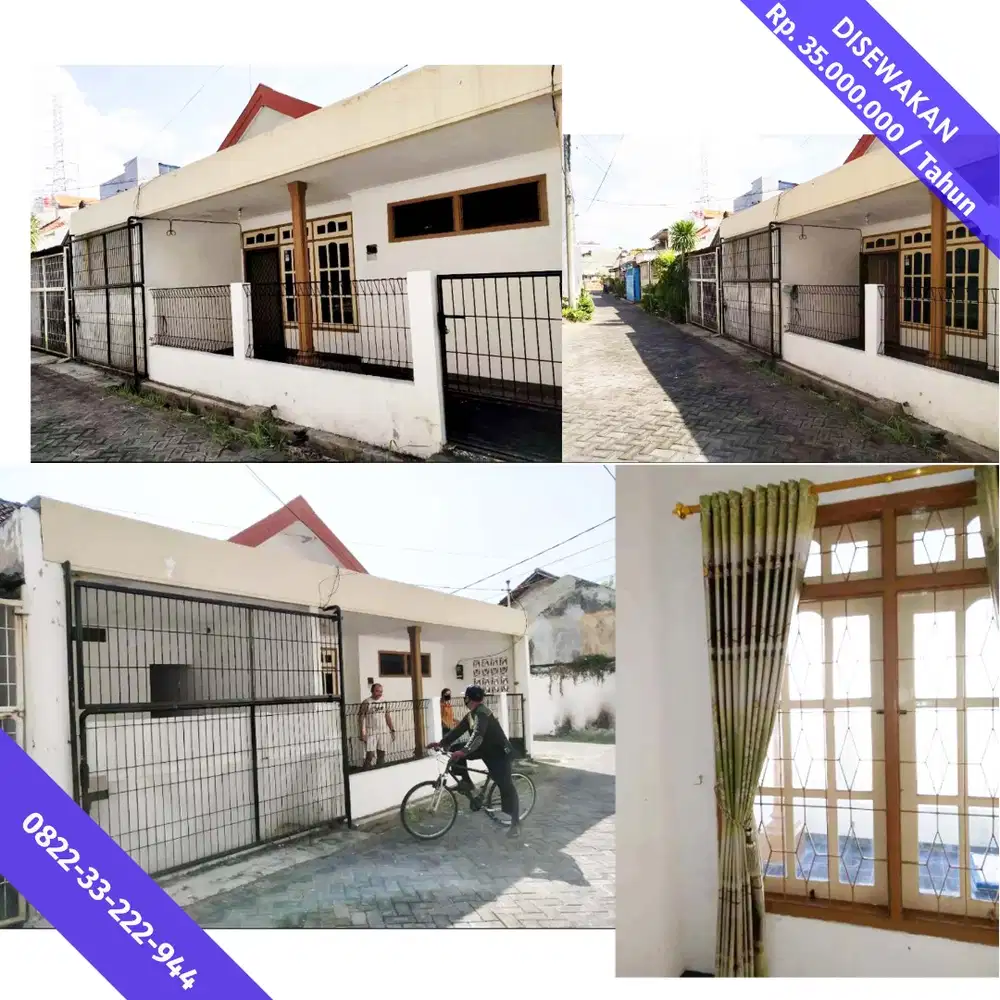 Rumah surabaya timur, Mojoarum/mulyorejo,2KT-dkt GM,UNAIR,DHARMAHUSADA