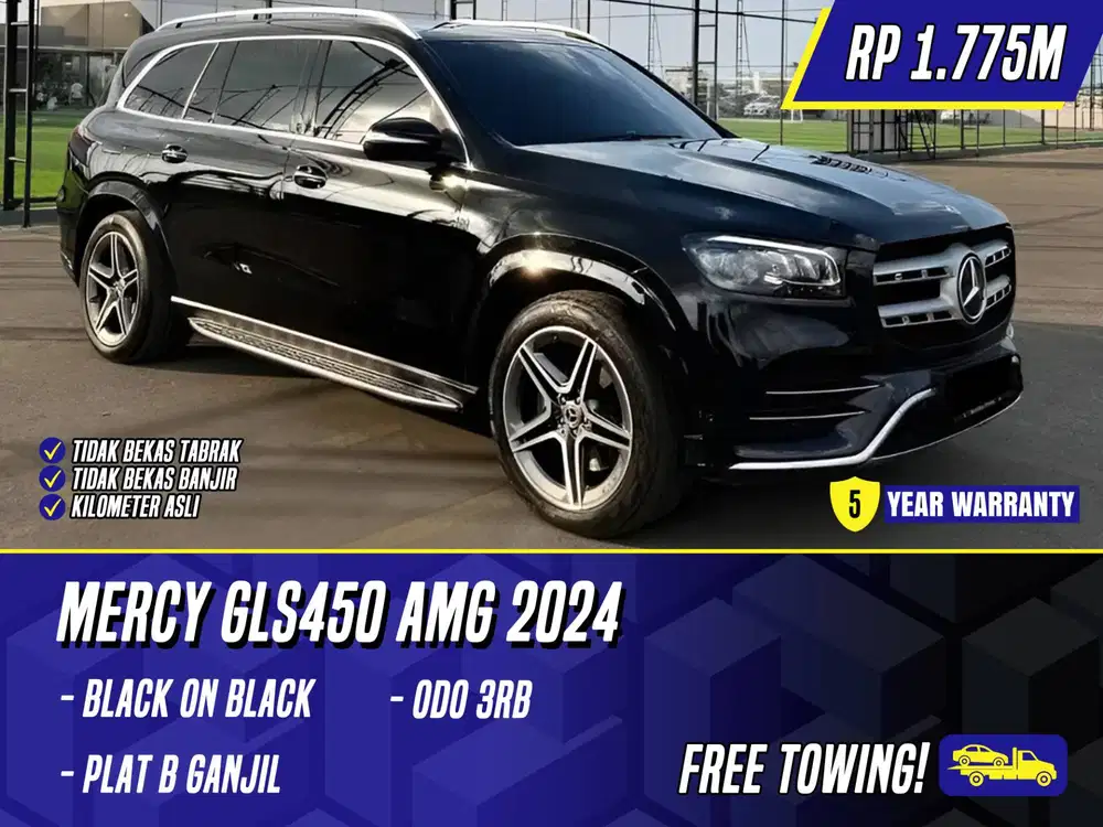 Mercedes Benz GLS450 AMG 2024 NIK 2023 Black Hitam Mercy GLS 450
