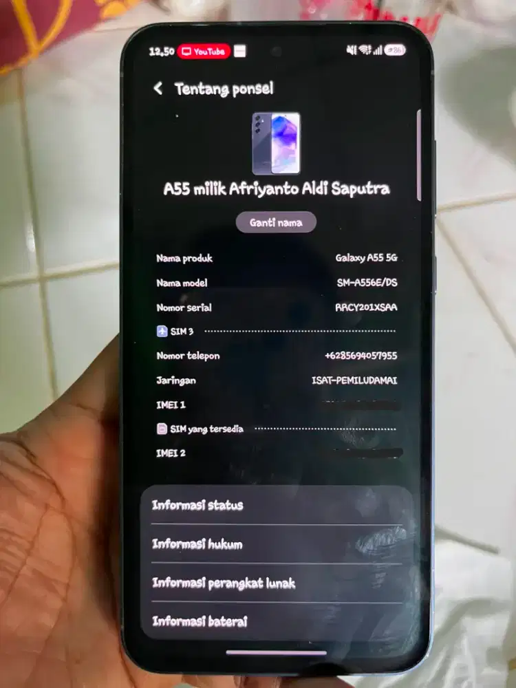 Samsung Galaxy A55 5G Ram 256GB