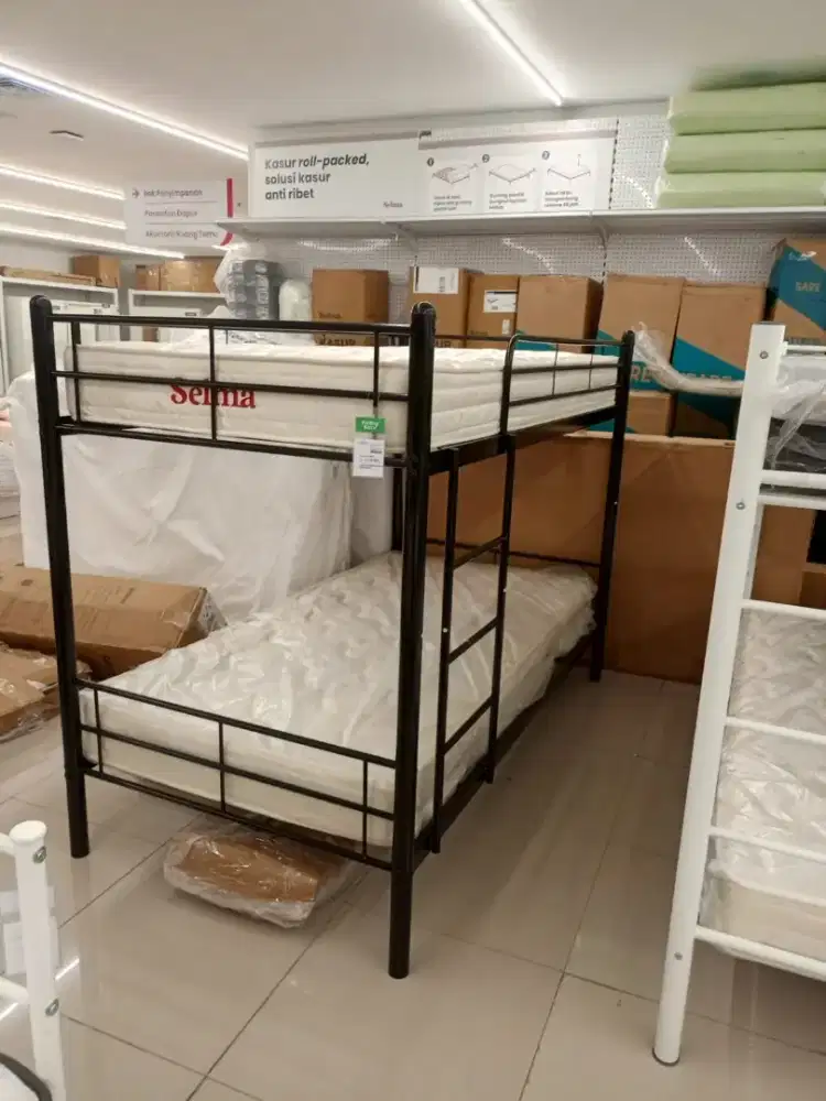 Olegar bunkbed black 100x200cm