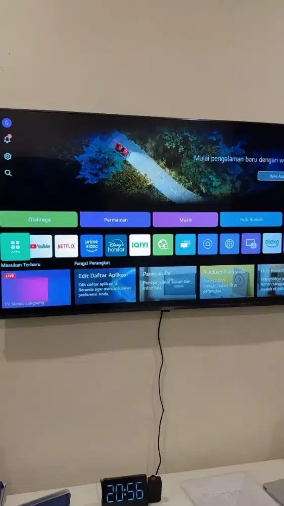 TV LG 50inch ( sudah smart TV )