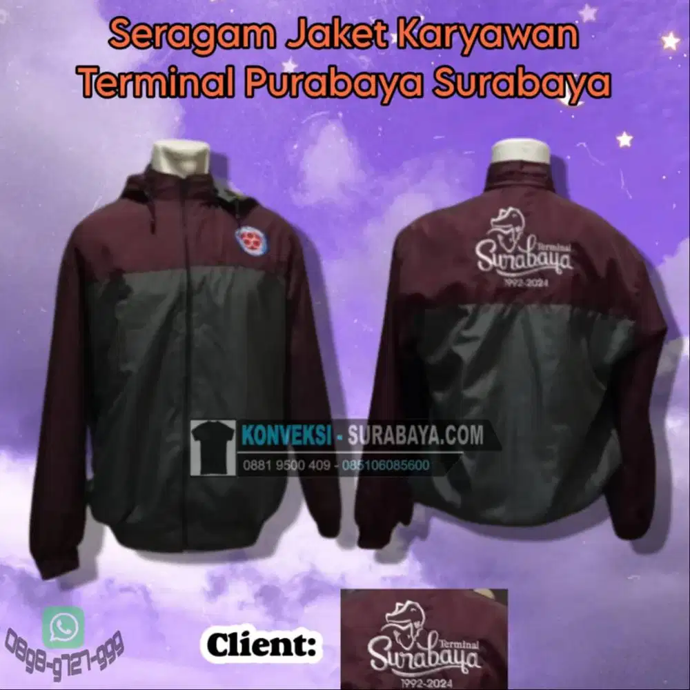 Pesan Jaket Karyawan Surabaya – Pilihan Bahan Lengkap & Awet