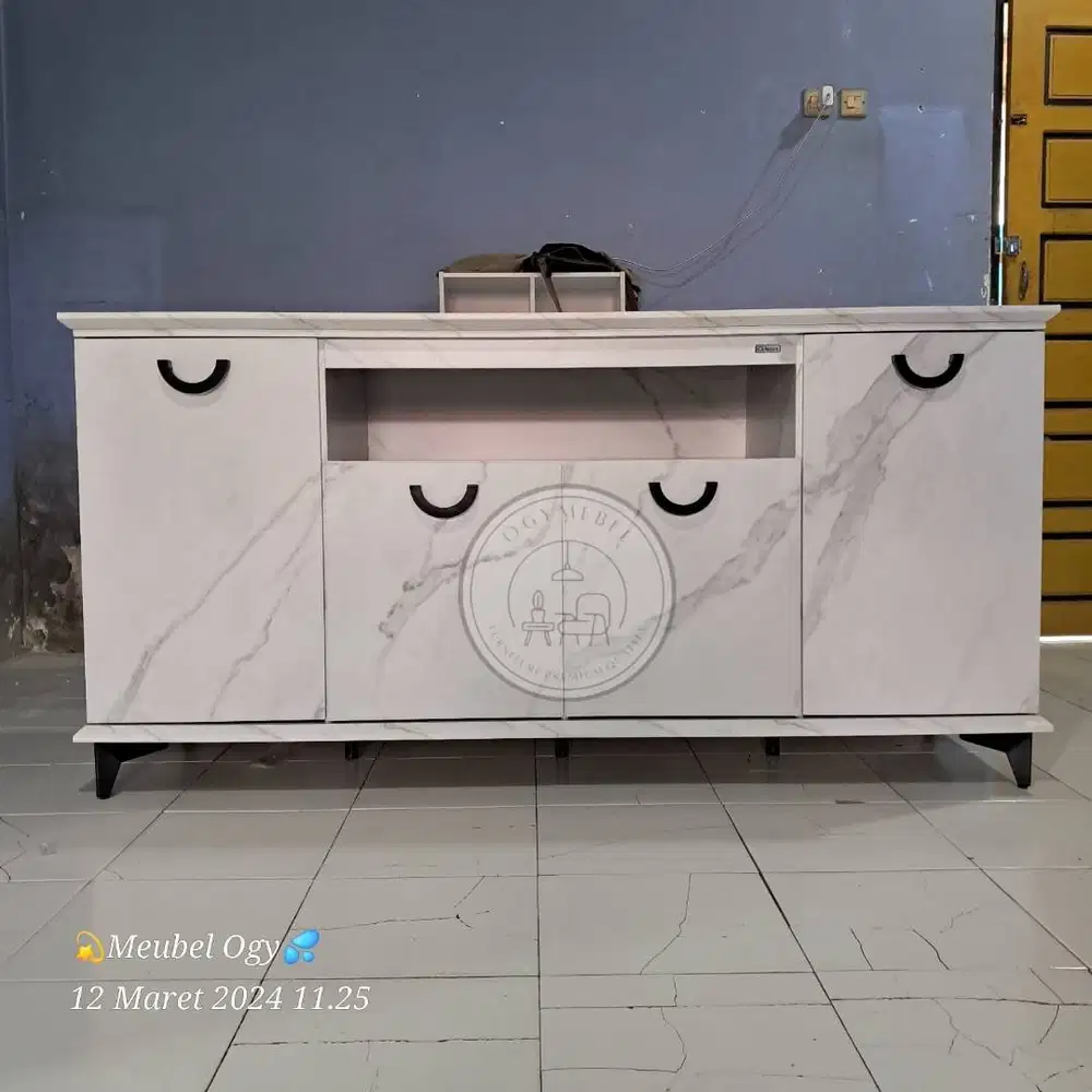 SALE ! BUFFET RUANGAN UK 150 MARBLE TERLARIS SALE