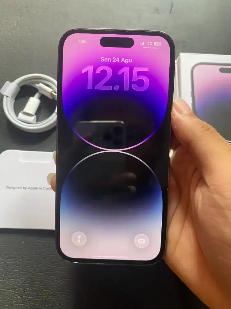 iPhone 14 Pro 128Gb Deep Purple All Operator, Fullset Mulus Nominus