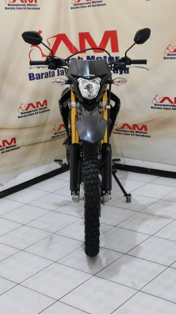 Am Barata #Km 4 Ribu Honda CRF 150 Tahun 2021 warna hitam