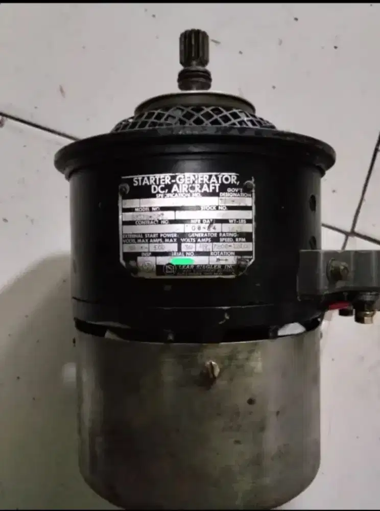 starter generator untuk pesawat casa sama heli bolcow PN 23032-XXX