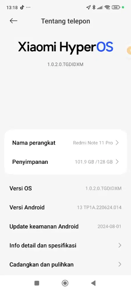 D jual cepat bu redmi note 11 pro 4g