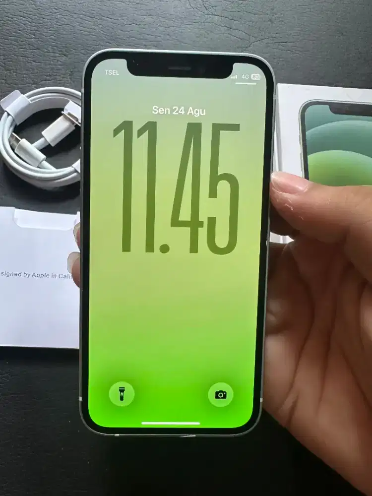 iPhone 12 Mini 128Gb Green All Operator, Fullset Mulus Nominus