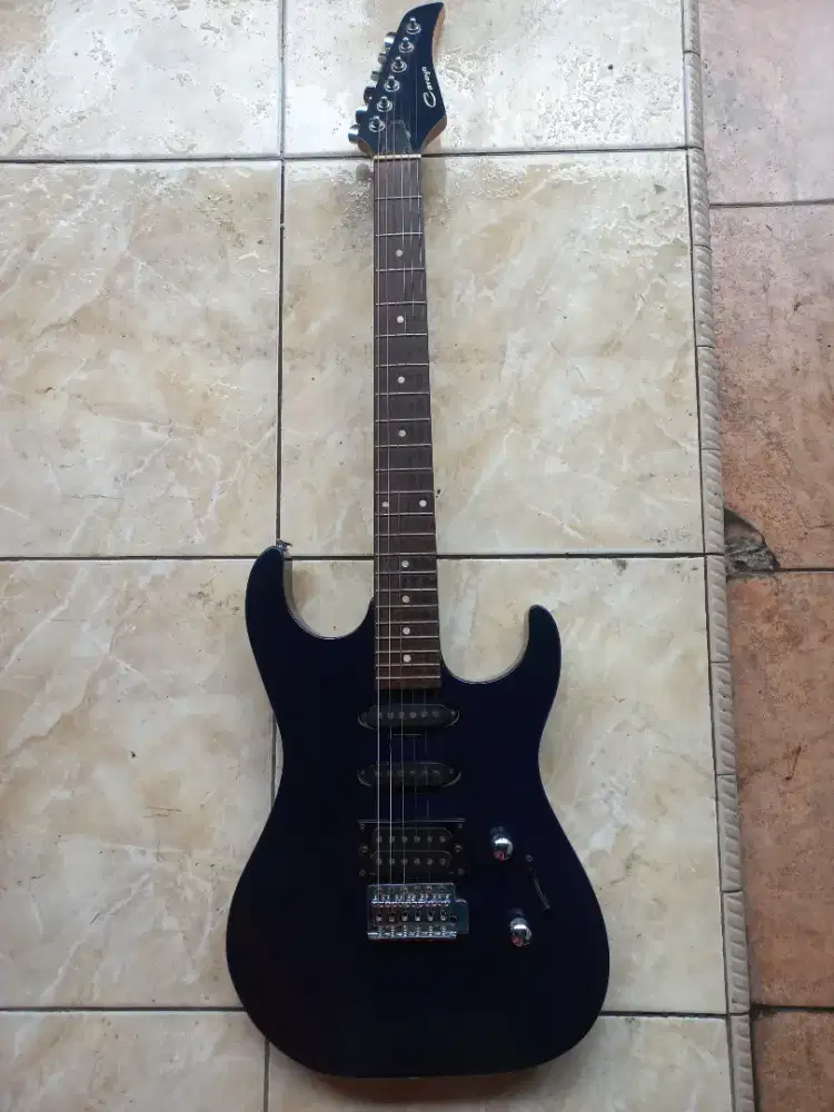 Gitar merk caraya model superstrat HSS asli original MIC