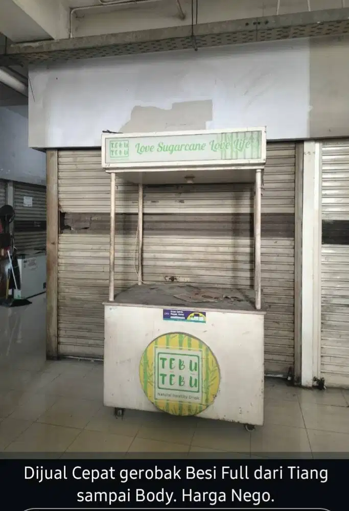 Gerobak usaha minuman