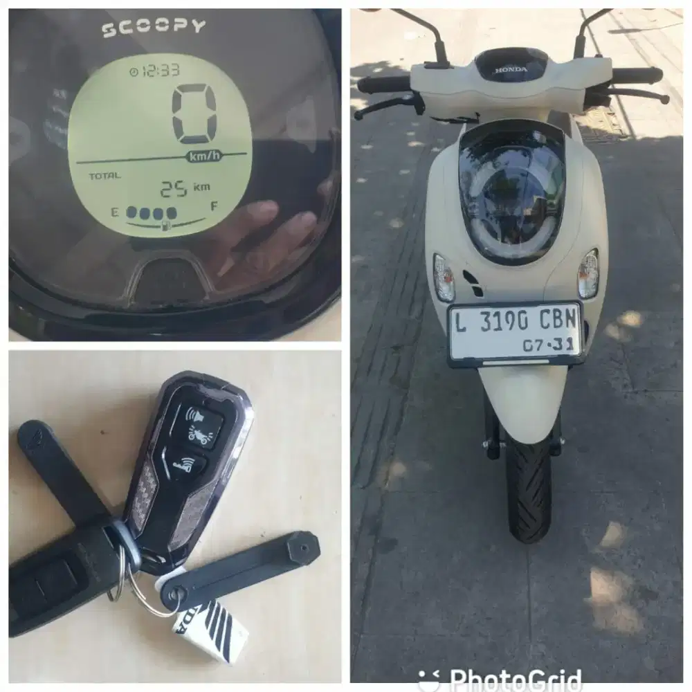 Km 25 perak Scoopy Prestige th 2026 seperti baru pjk 07-2027
