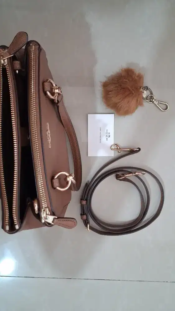 Coach Christine Double Zipper Carryall