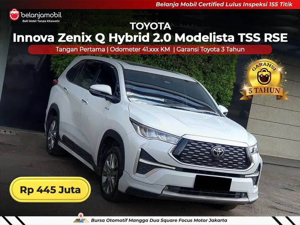 [ BERGARANSI ] Toyota Innova Zenix Q Hybrid Modelista TSS AT 2024/2025