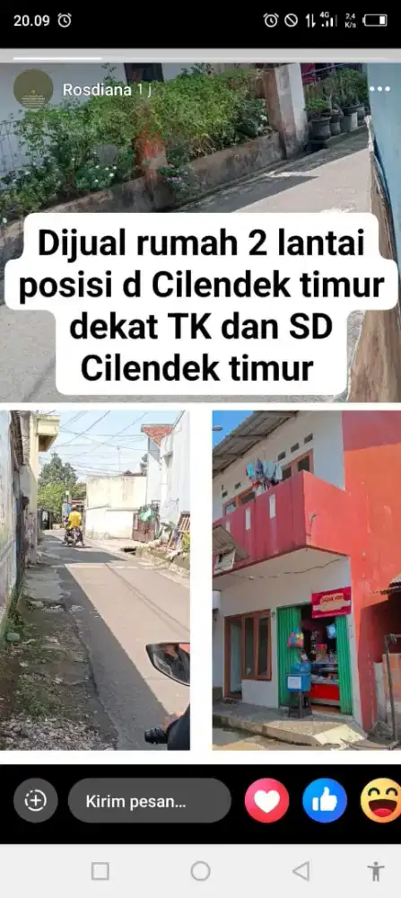 Dijual rumah 2 lantai
