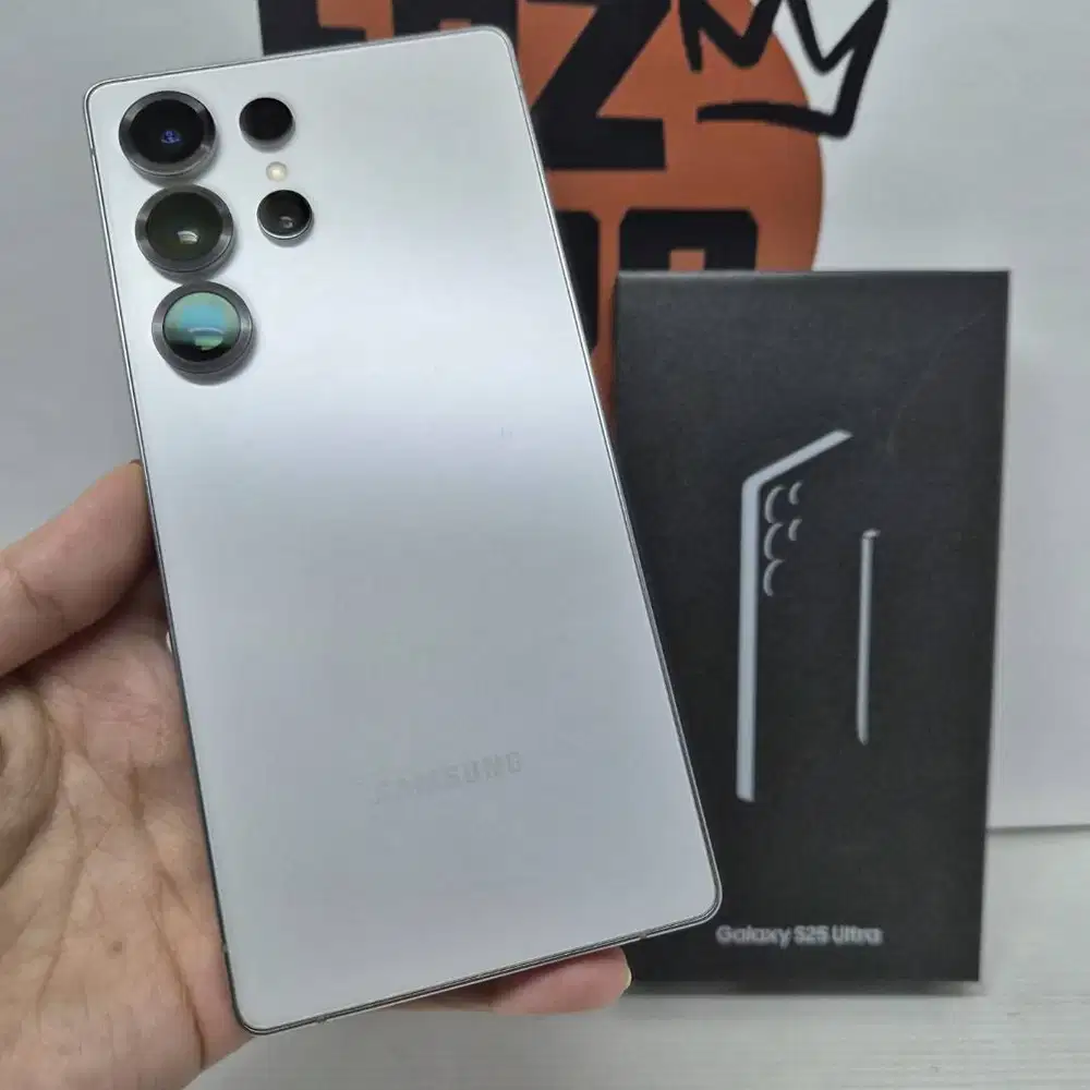 Samsung S25 Ultra White 12/512GB FULLSET Mulus No Minus Ex Sein