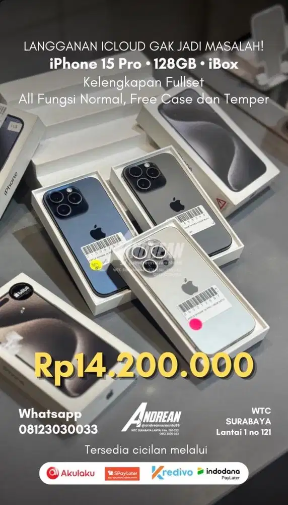 Second Iphone 15 Pro 128GB iBox