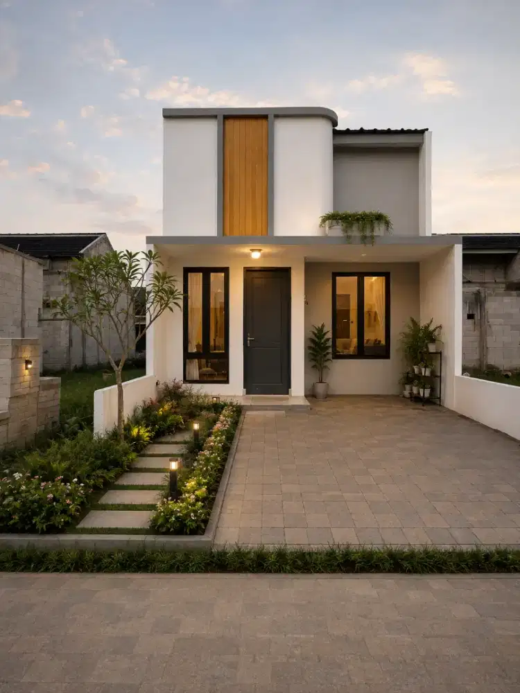 Rumah Modern Contemporer harga terjangkau—SHM, PBG, dan siap bangun.