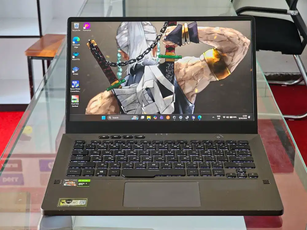 ASUS ROG Zephyrus G14 GA401IH AMD Ryzen 5 4600HS Ram 24 GB SSD 512 GB