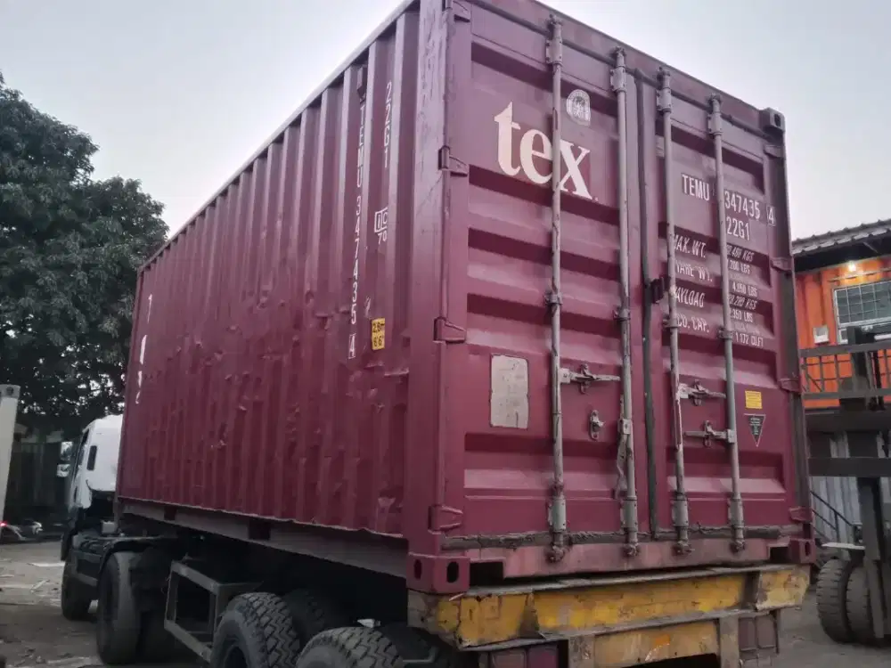 Jual kontainer dry 20 Feet siap pakai