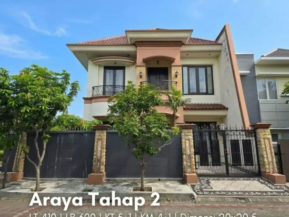 Rumah Araya Tahap 2 STRATEGIS, GARASI 2, CARPORT 2