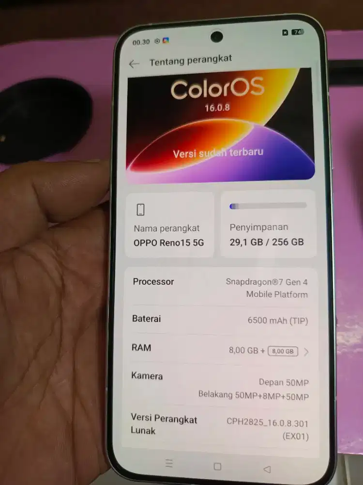 Oppo reno 15 5G 8/256