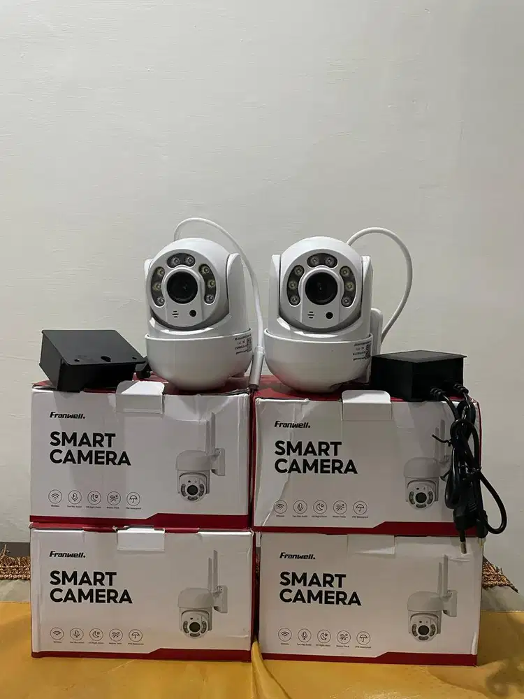 jual 4 buah cctv ulink P1-4G franwell outdoor, baru, sim card ada