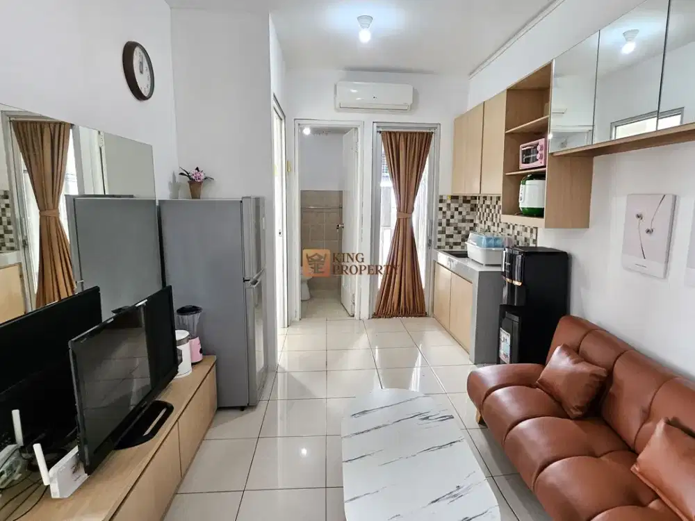 Apartemen Green Bay Pluit Greenbay View Laut 2Br Hook 35M² Full Furnished, Siap Huni