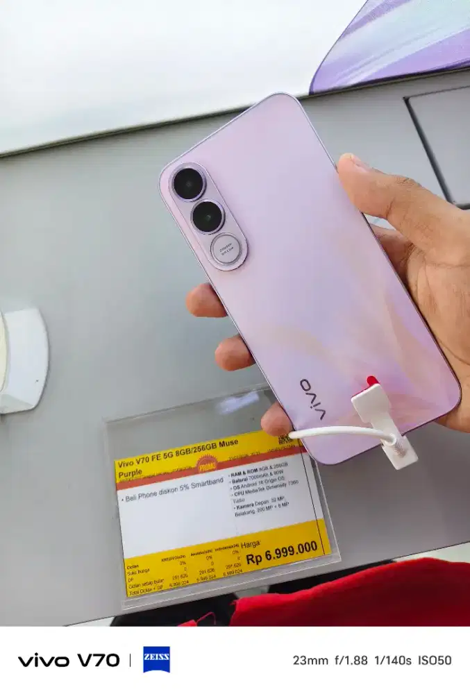 Vivo V70 FE 5G 8GB/256GB (New)