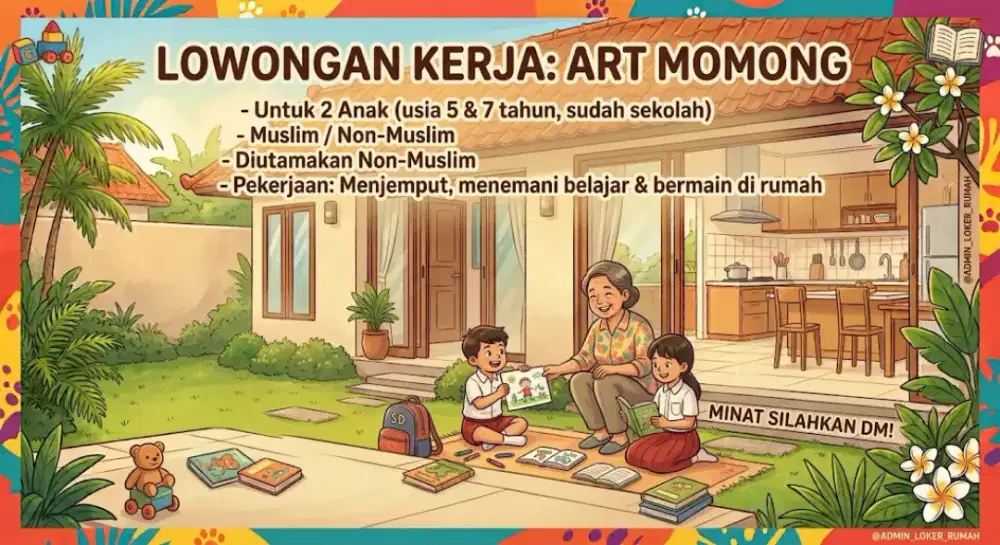 Lowongan kerja asisten rumah tangga