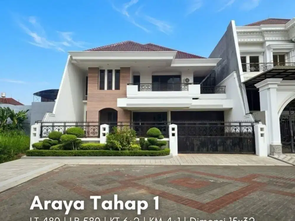 Rumah Araya Tahap 1 STRATEGIS, FURNISHED