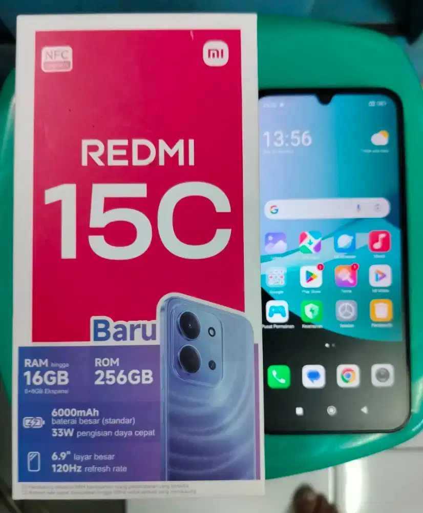 REDMI 15C 8+8/256Gb FULLSETT