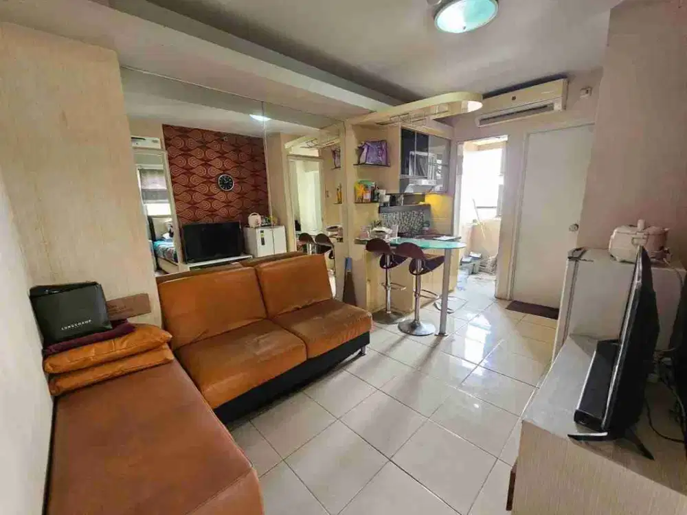 dijual cepat apartemen kalibata city tower depan 2 kamar SHM furnished