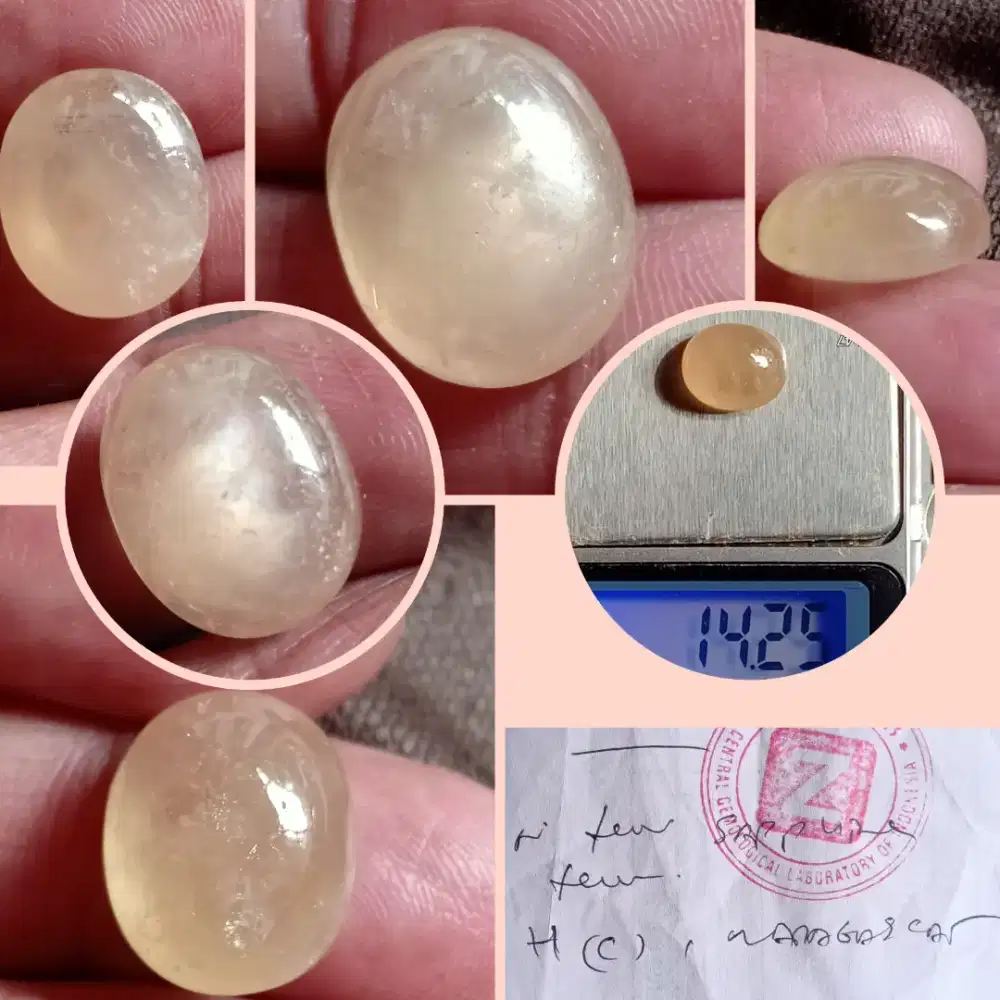 Batu Natural Yellow Sapphire 14 ct.
