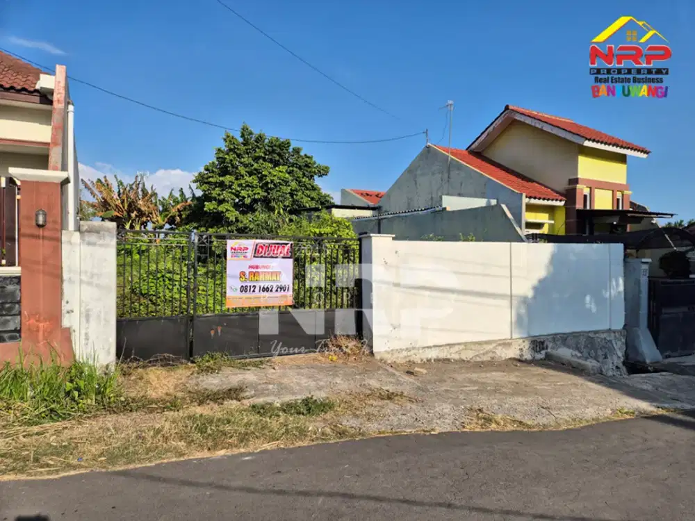 Dijual Tanah Strategis 300m Dari Jalan Raden Wijaya, Giri - Banyuwangi